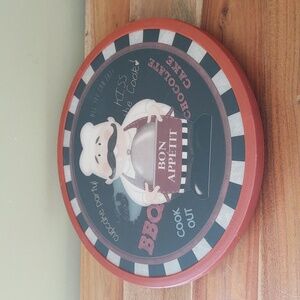 12" Boston Warehouse Lazy Susan "Bon Appetit "